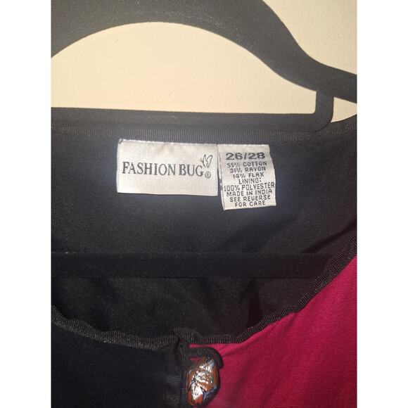 Vintage Fashion Bug Patchwork Dopamine Jacket Women Plus Size 26/28 Festival - Picture 7 of 7